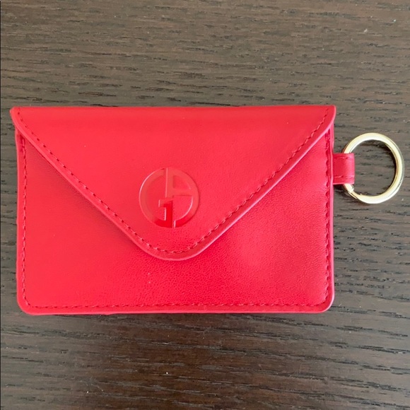 🆕 Giorgio Armani Red Card Holder (Authentic) - Picture 2 of 5